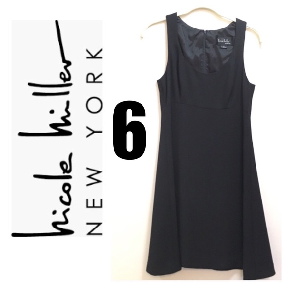 Nicole Miller Dresses & Skirts - Sz 6 Nicole Miller Plain Black Dress